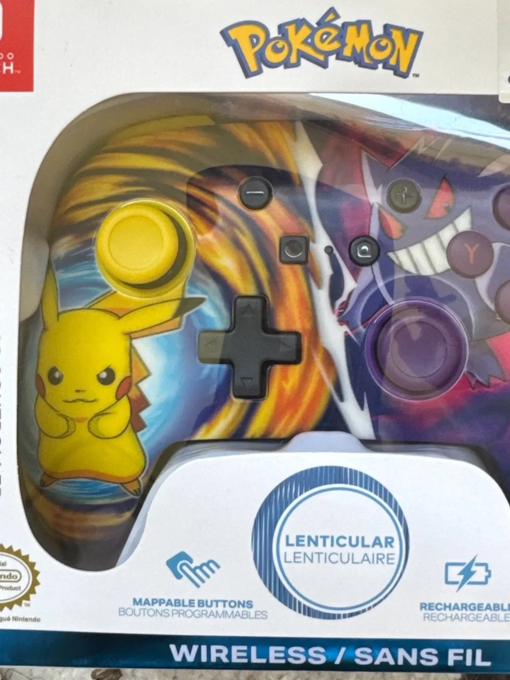 Pokémon Enhanced Wireless Controller for Nintendo Switch - Multicolor